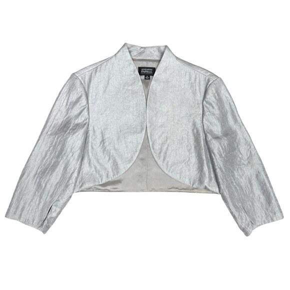 EUC Women's ADRIANNA PAPELL Occasions Formal Bolero Jacket | Size 10 - Picture 1 of 9